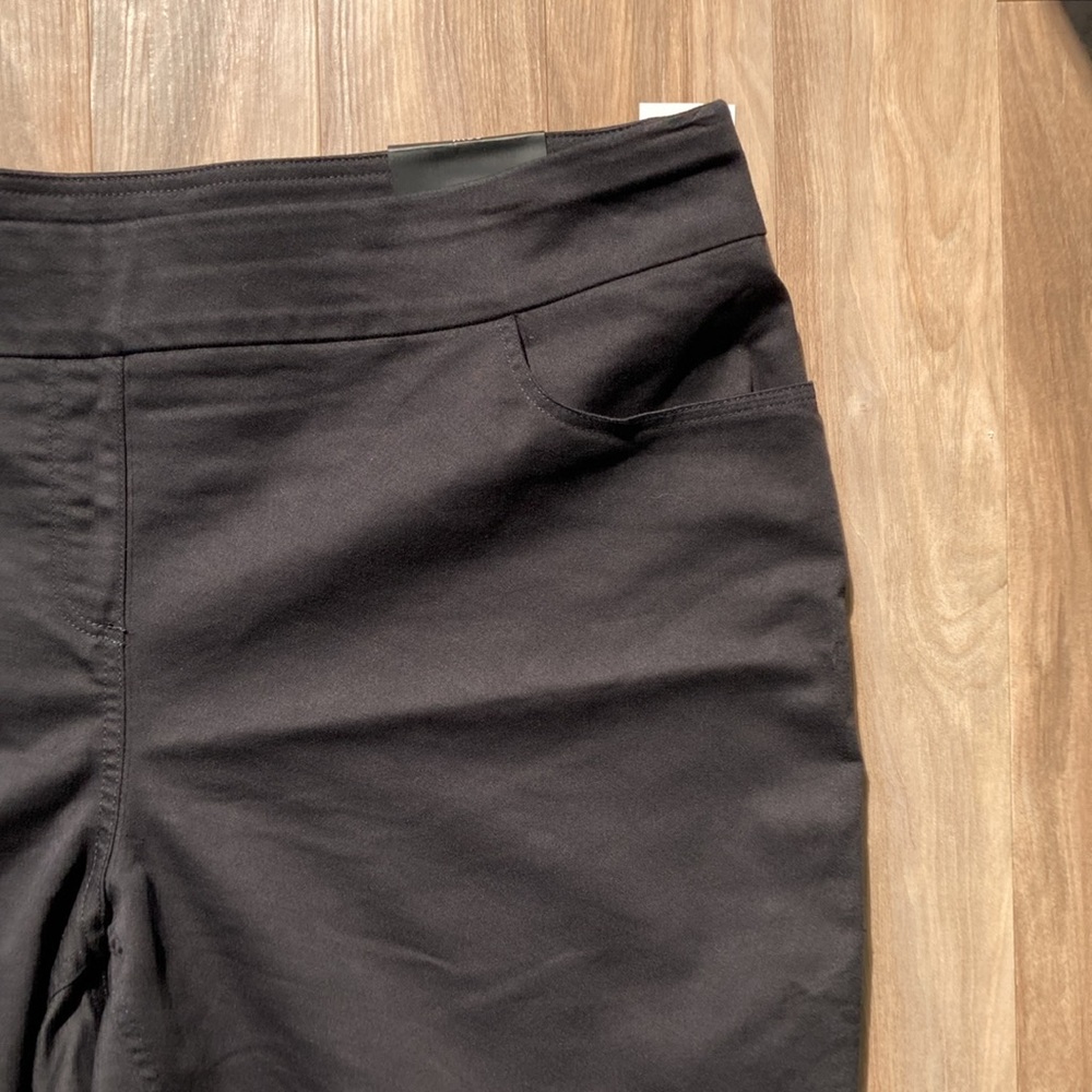 Napa Valley pull on black short w stretch & comfort waistband 22W - Picture 6 of 14